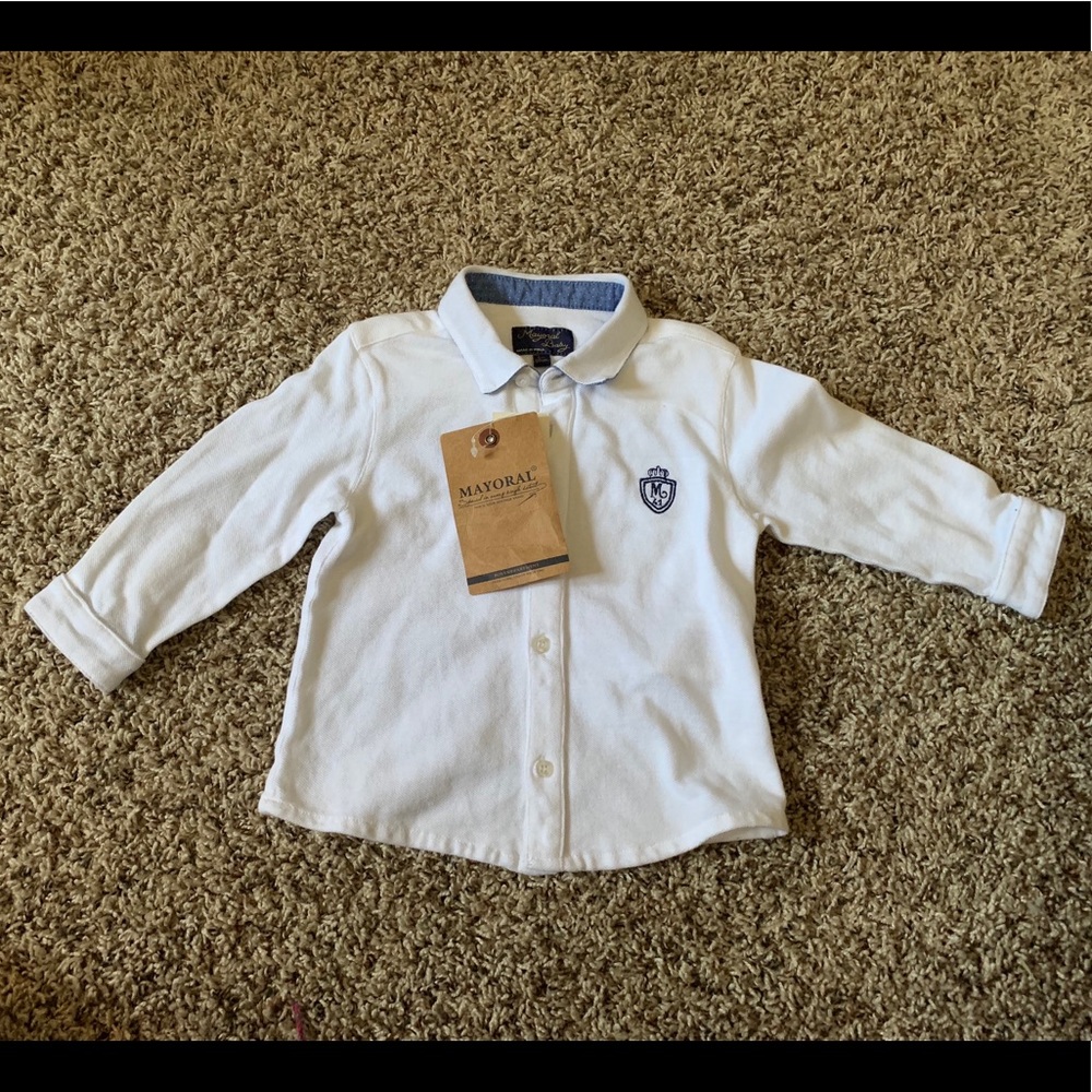 Long sleeve polo shirt